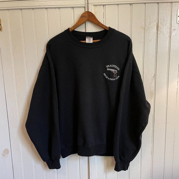 Vintage Gun Club Shooting Range 90s Crewneck Sweatshirt Braintree Massachusetts - Picture 1 of 7